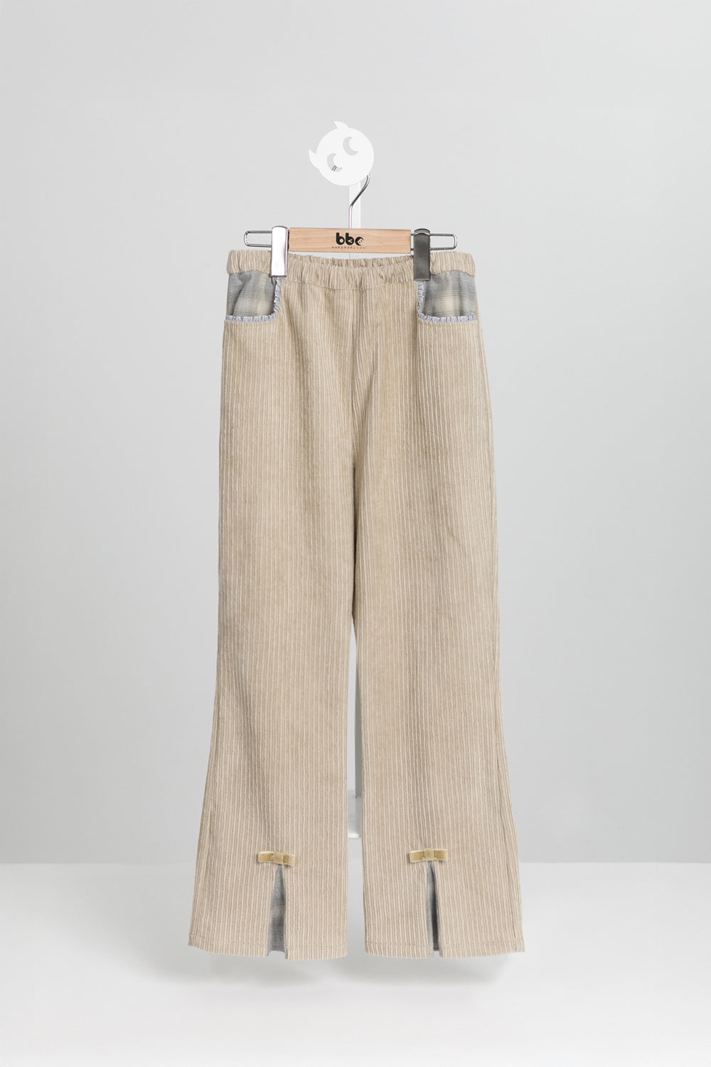 【預購】Luxury | 女童 Wiggle燈芯絨長褲 | 蝴蝶結 荷葉 活摺