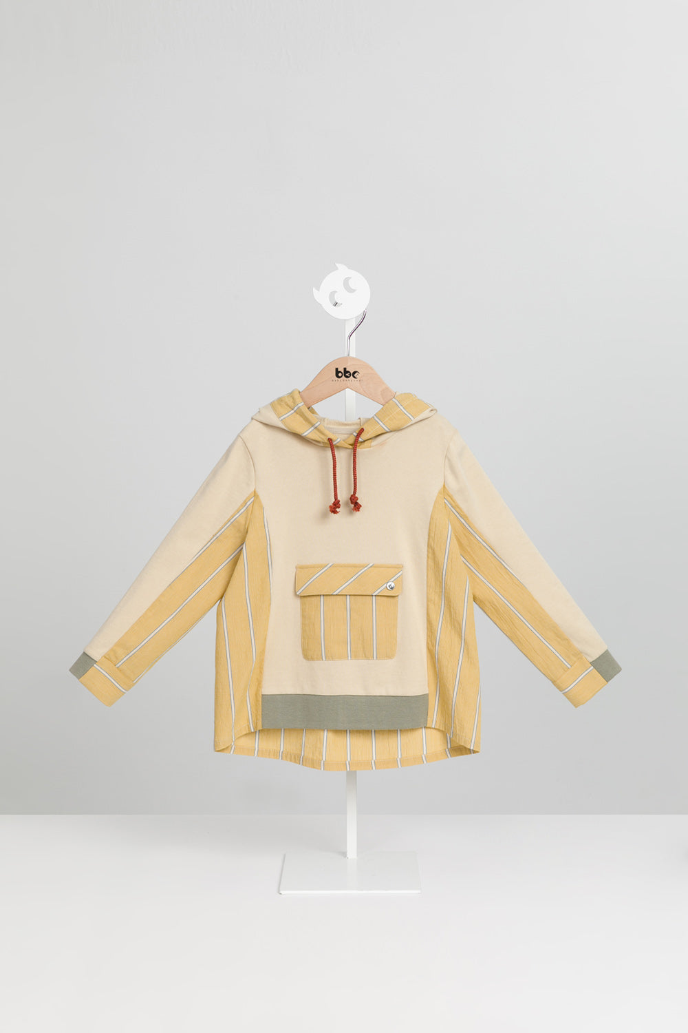 Main | 男童 Sprout拼接連帽上衣 | 長袖運動風 連帽設計 口袋設計 | 100%有機棉