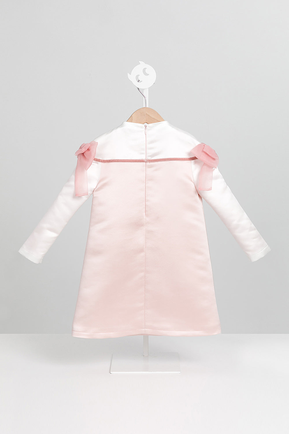 【訂製款】Luxury | 女童 訂製-Gala Bows蝴蝶結洋裝 | 長袖蝴蝶結 織帶 小立領