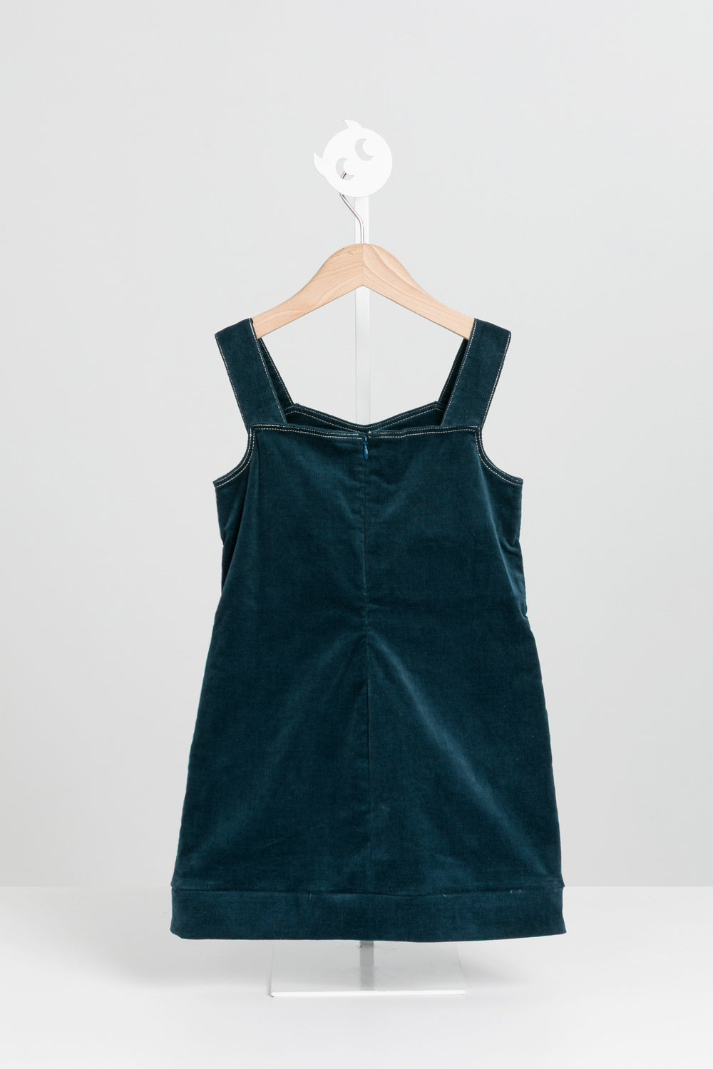 Luxury | 女童 Bowberry燈芯絨吊帶裙 | 無袖蝴蝶結 口袋設計 立體剪裁