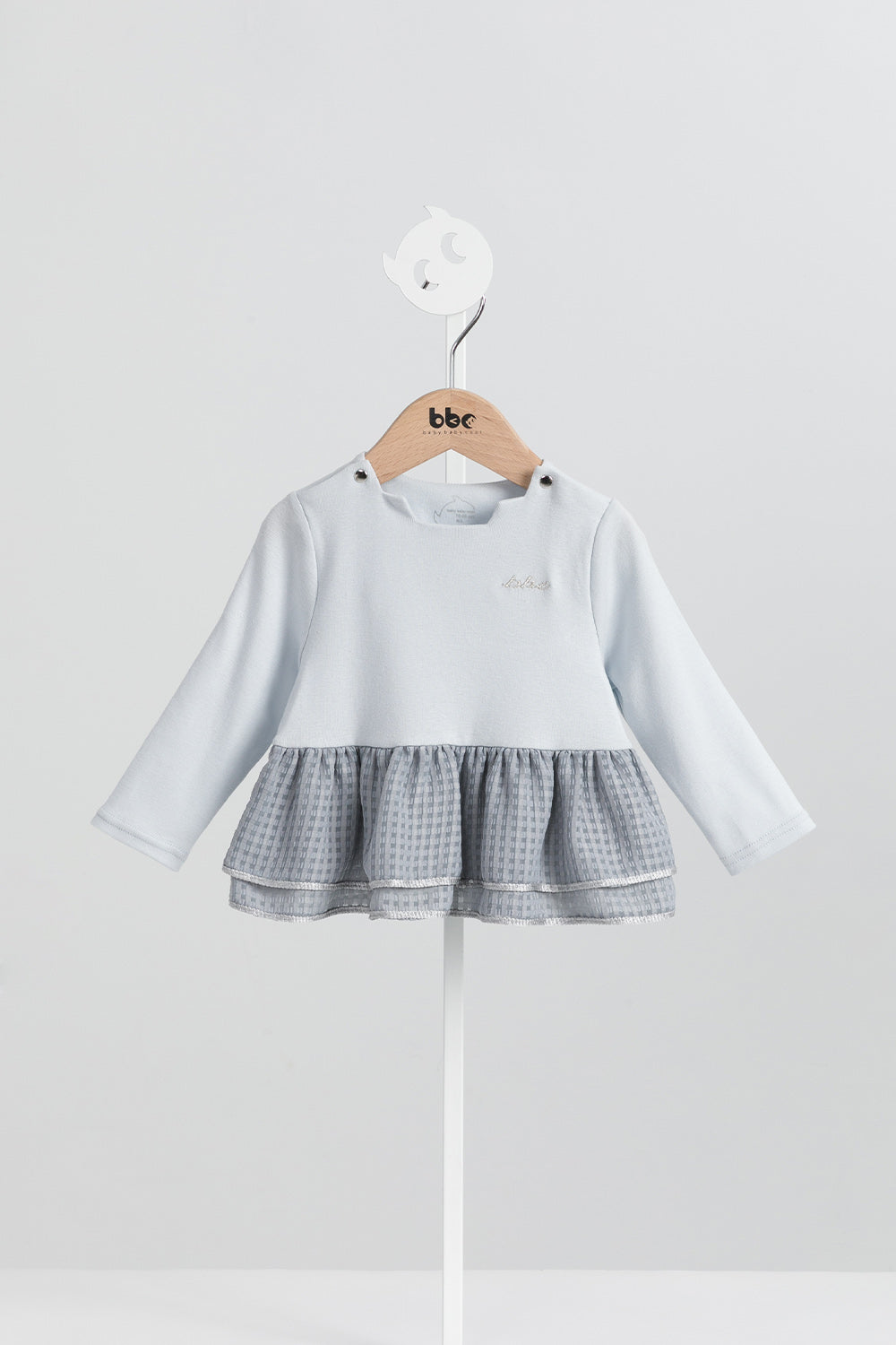 Main | 幼兒 Moon Petals荷葉裙上衣 | 長袖階梯領 荷葉 拼接 | 100% 有機棉