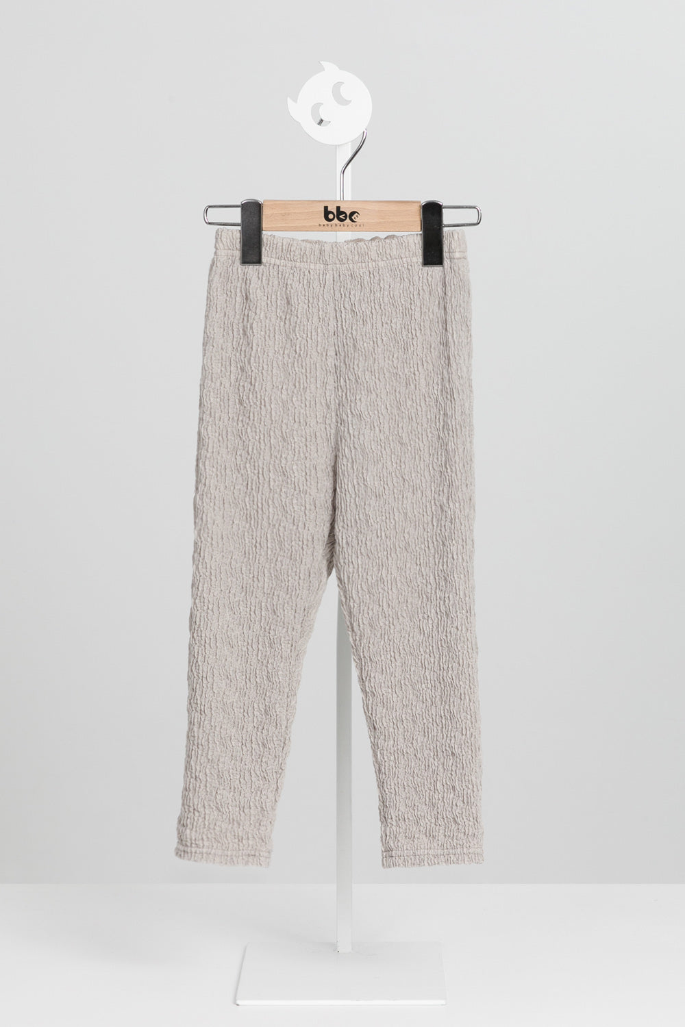 Luxury | 女童 Snow Puff內搭褲 | 細摺 紋理面料