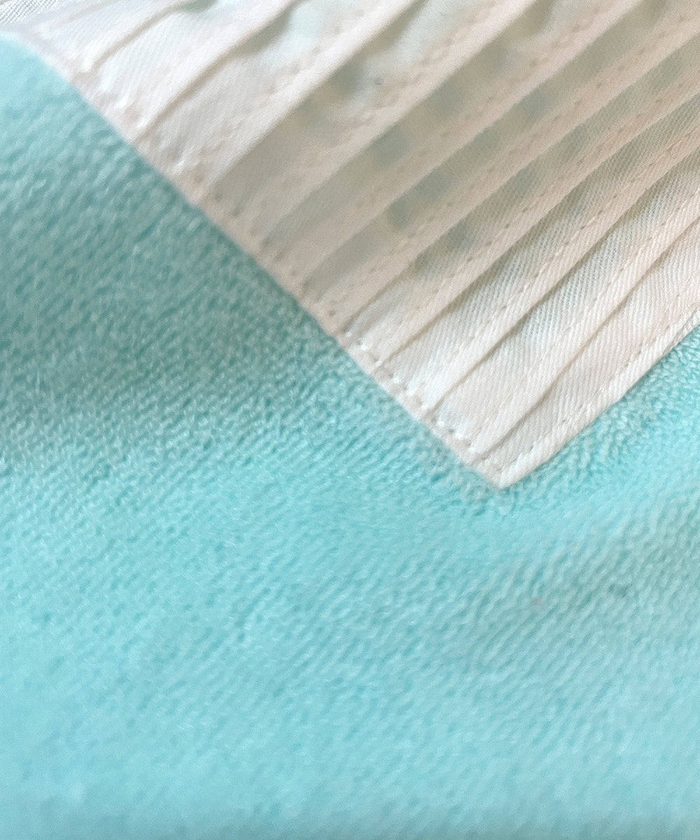 Main | Toddler Pinduck Little Gentleman Bib | Patchwork Accordion Fold | 100% organic cotton