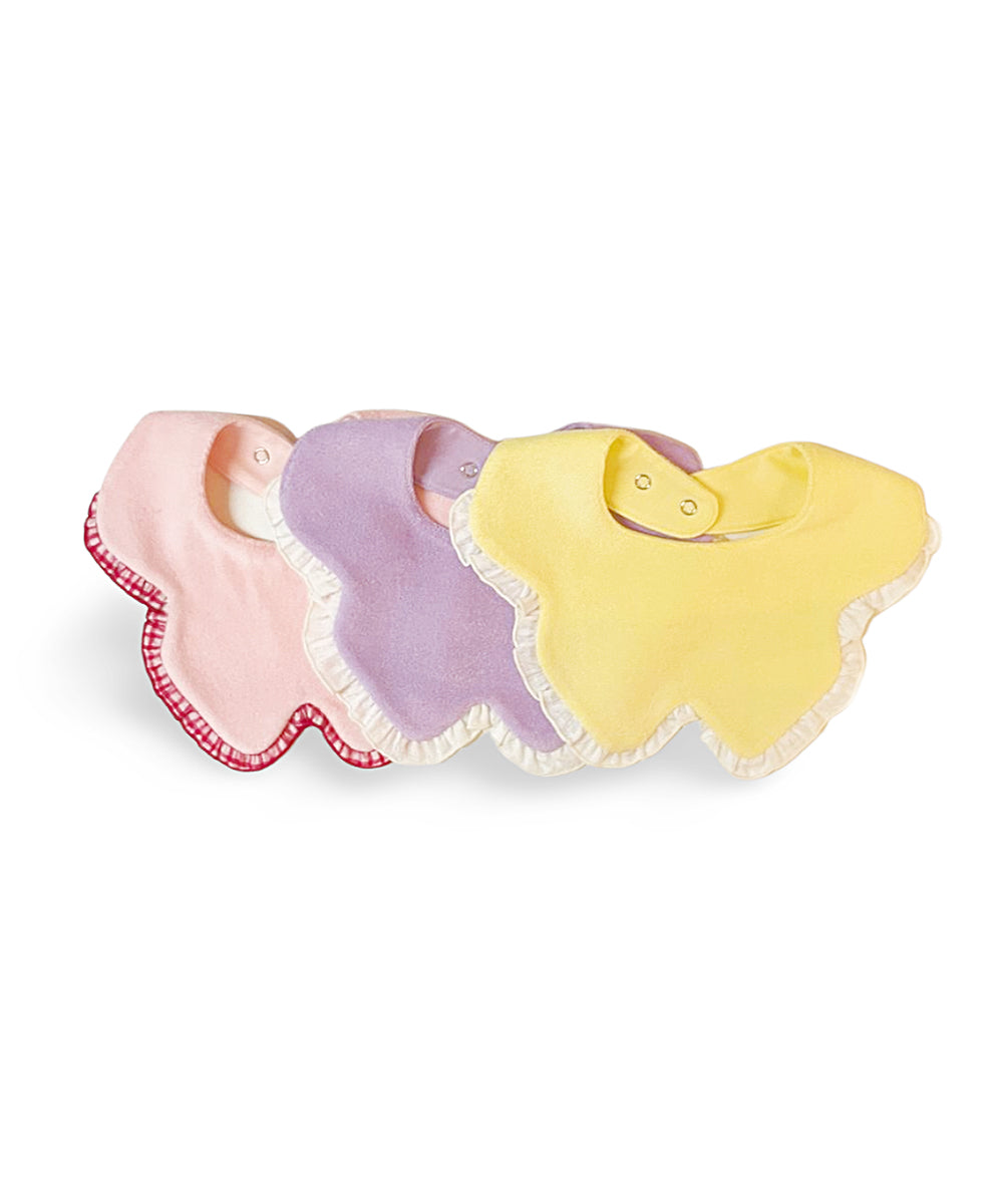 Main | Elegant butterfly bib for toddlers | Lotus leaf patchwork | 100% organic cotton