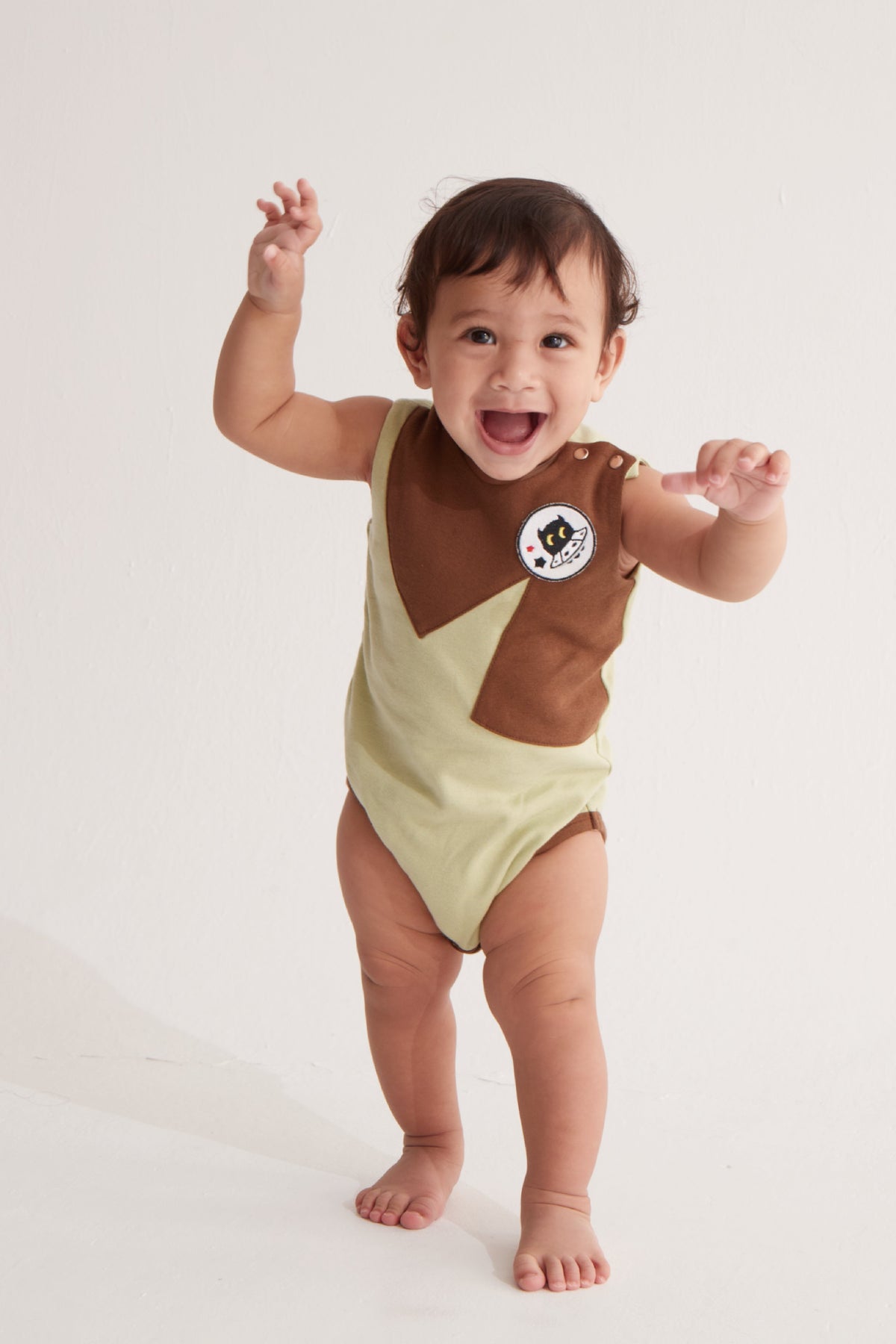 Main | Toddler Guardian Star Collection - Smiling Planet Bodysuit | Pattern | 100% Organic Cotton