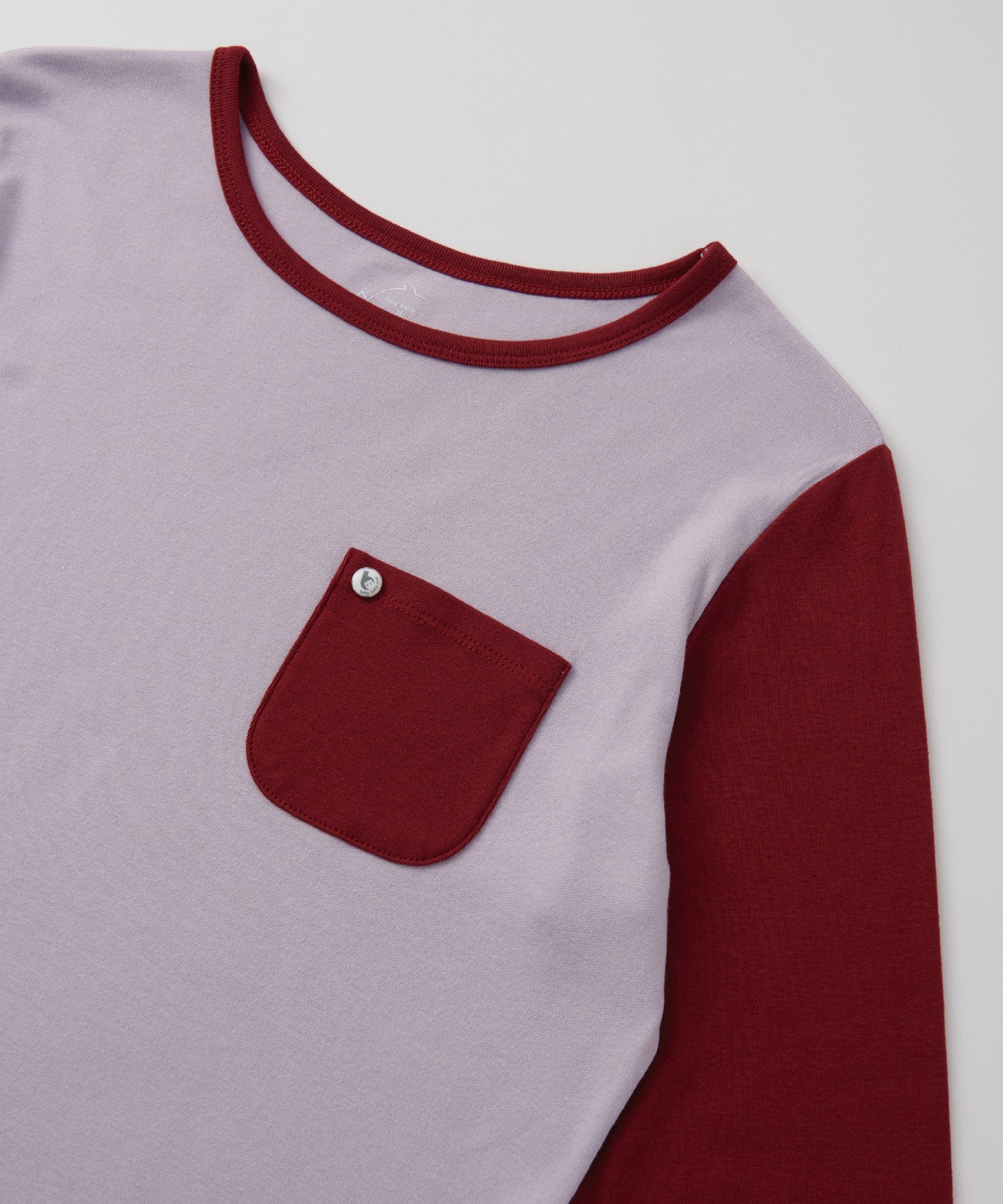 Basic | 成人 100%有機棉居家套組-女士(野莓) | 拼接 | 100% 有機棉