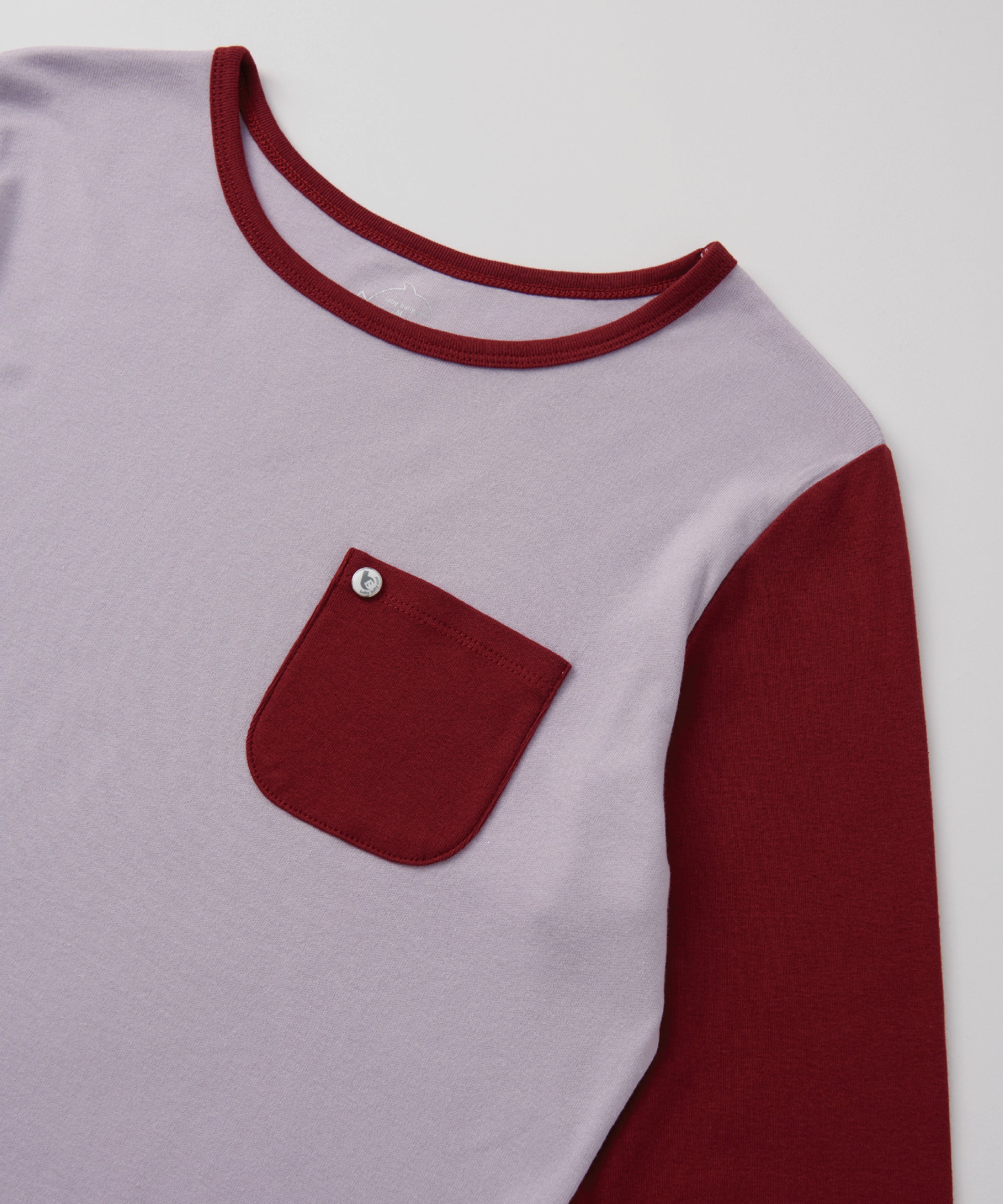 Basic | 成人 100%有機棉居家套組-女士(野莓) | 拼接 | 100% 有機棉