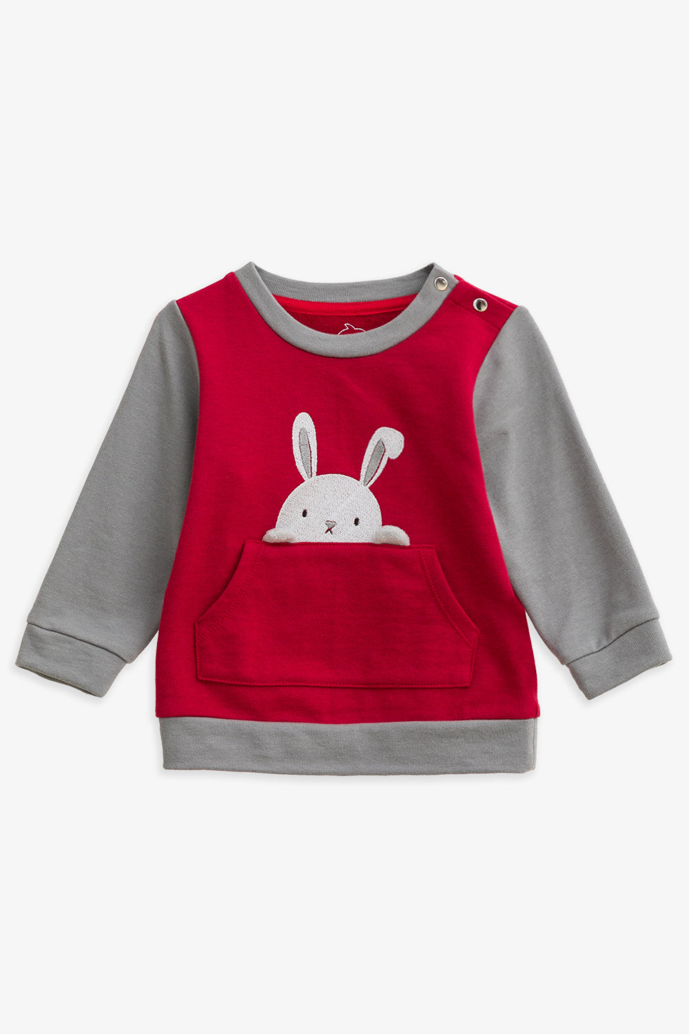 Main | 幼兒 Peek-A-Boo 兔子刺繡大口袋肩開扣長袖上衣