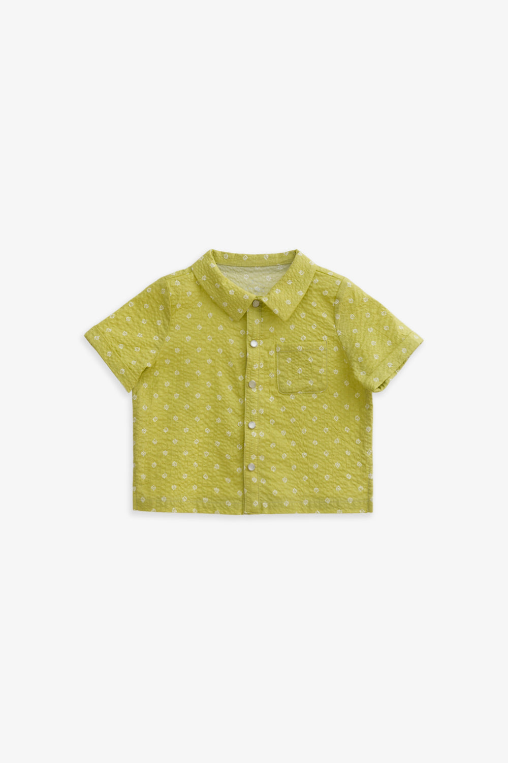 【預購】Luxury | 幼兒 Soft Motif 立體肌理 西裝領口袋襯衫