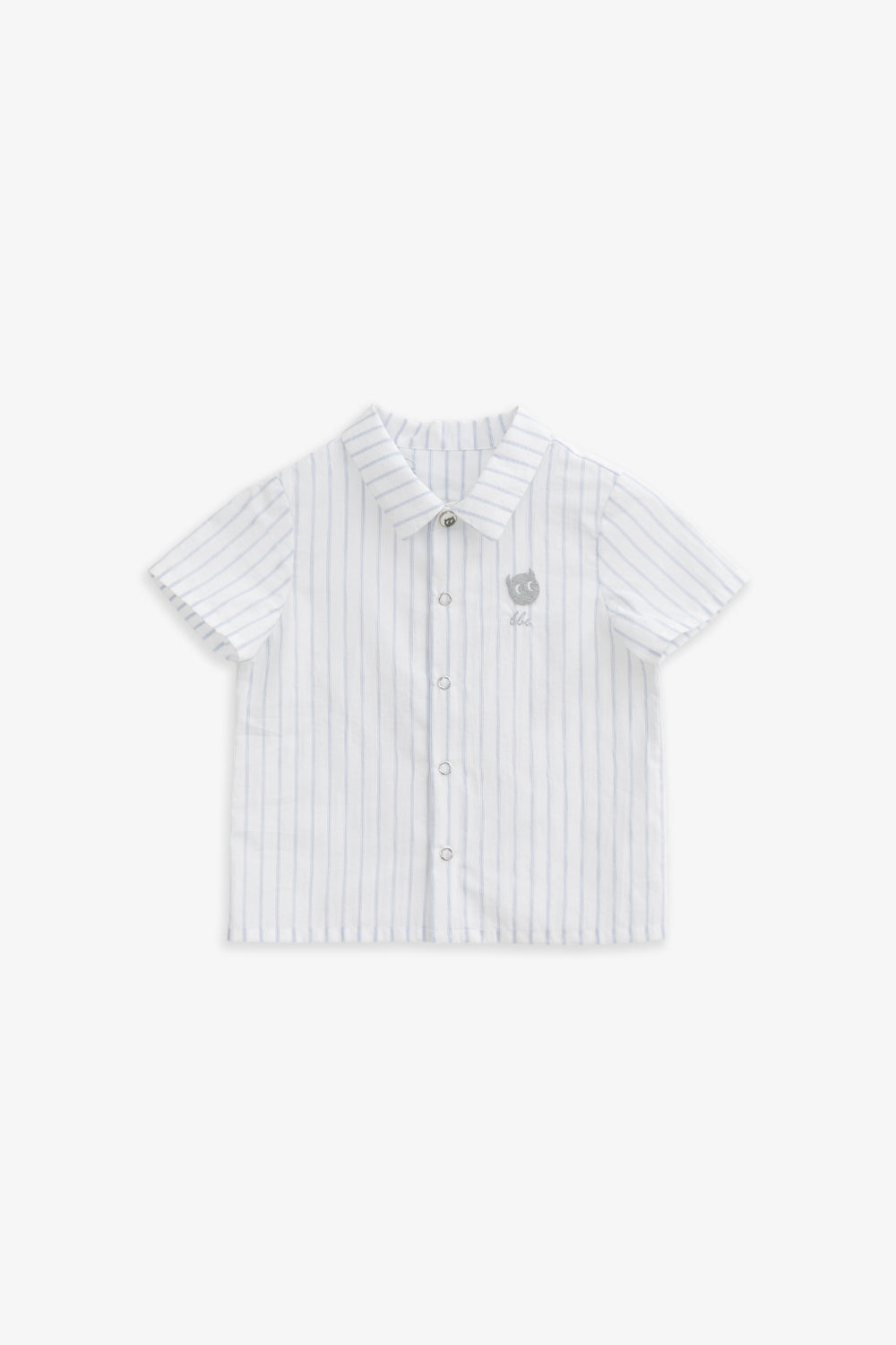 【預購】Main | 幼兒 Prep Stripe 小精靈 Logo條紋襯衫 | 100% 有機棉