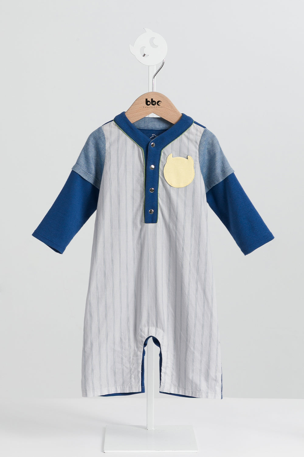 Main | 幼兒 Cozy Catcher棒球連身裝 | 長袖運動風 條紋 小精靈 Logo | 100% 有機棉