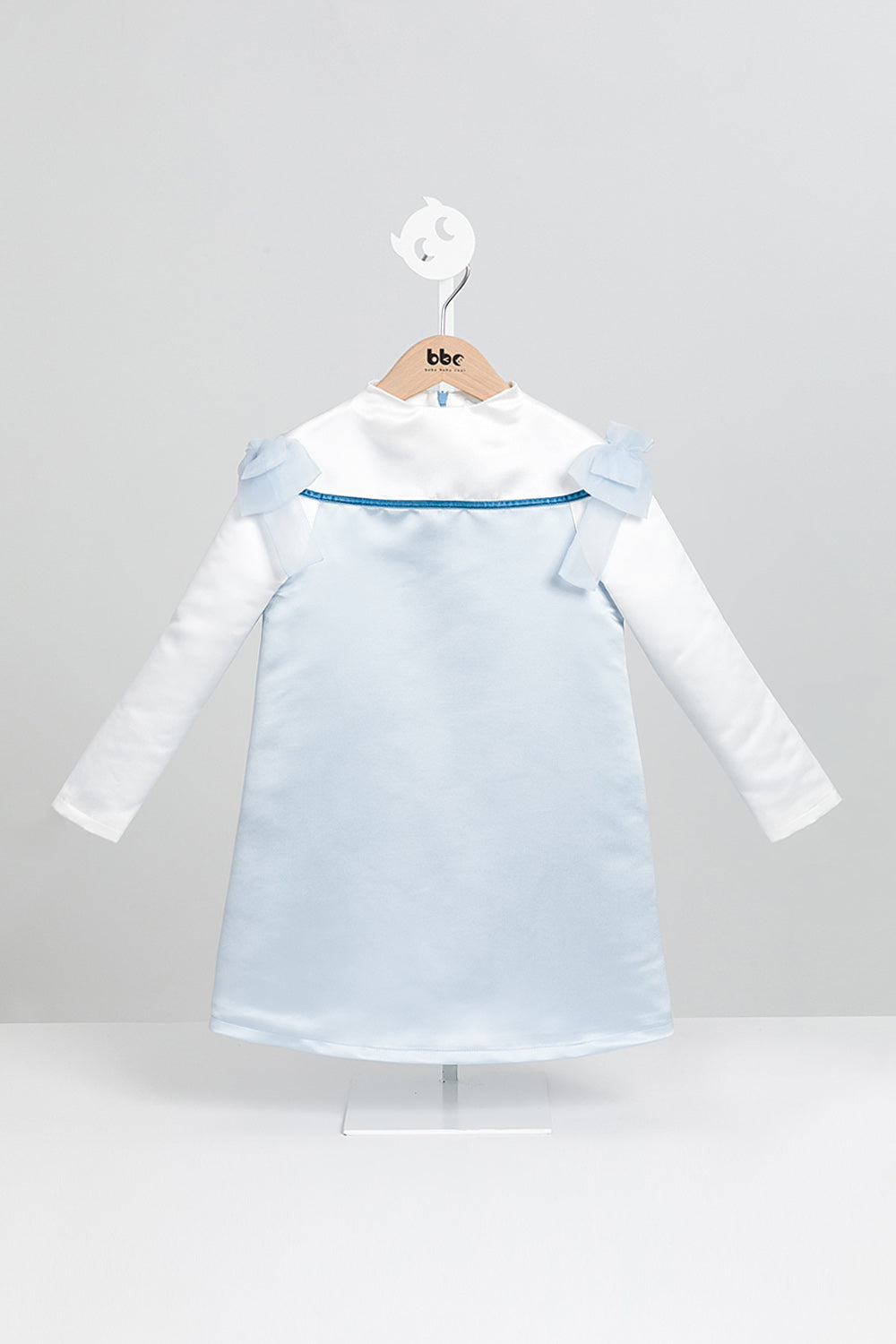 【訂製款】Luxury | 女童 訂製-Gala Bows蝴蝶結洋裝 | 長袖蝴蝶結 織帶 小立領