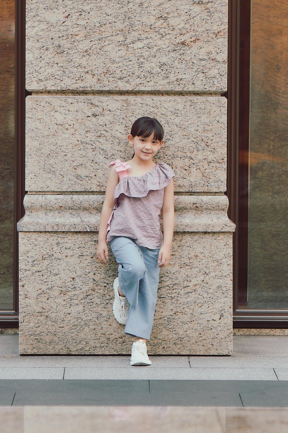Main | Girls Elegant Formal Ruffle Vest | Ruffles | 100% Organic Cotton