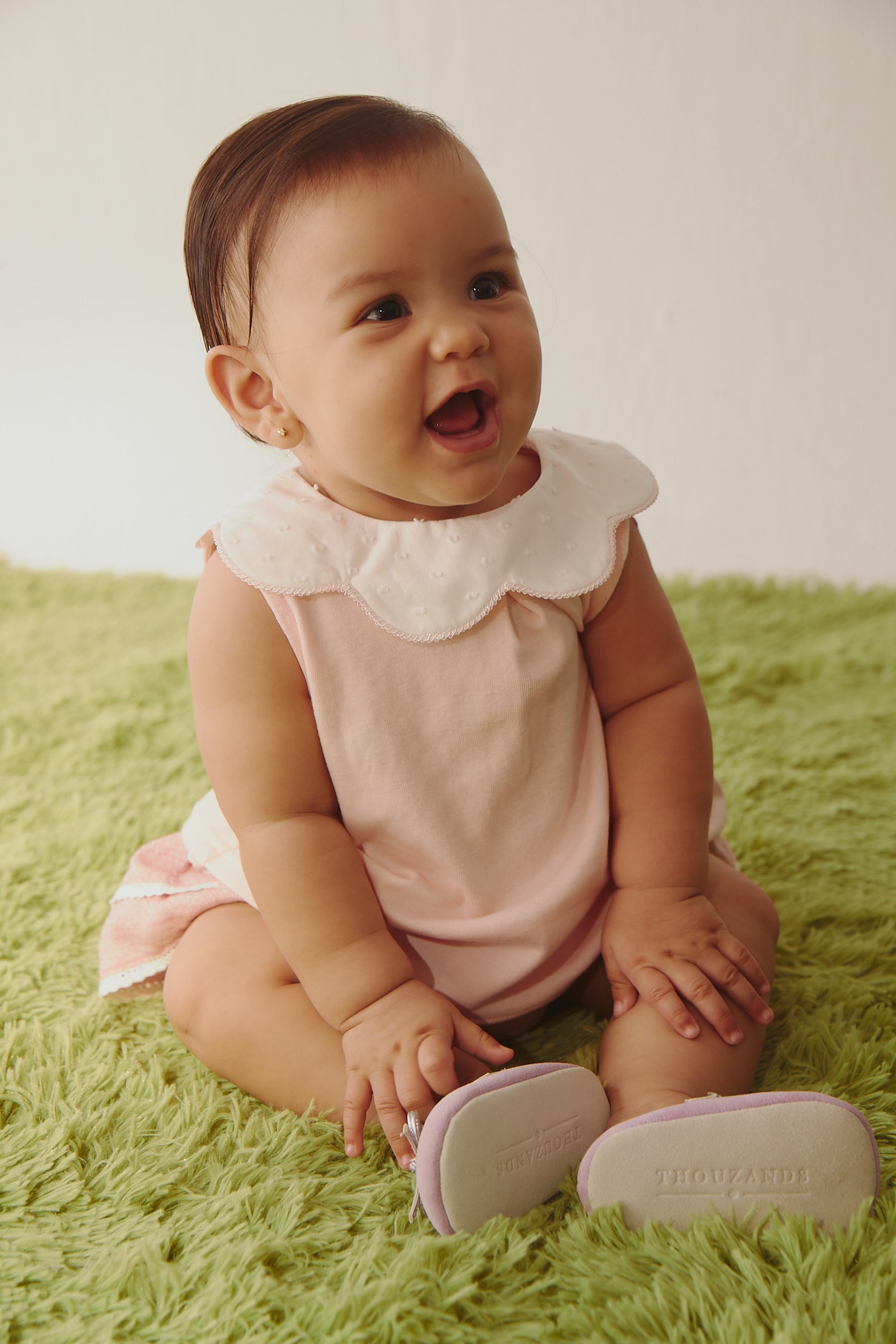 Main | Toddler Cloud Dot Collar Top | Collar Design | 100% Organic Cotton