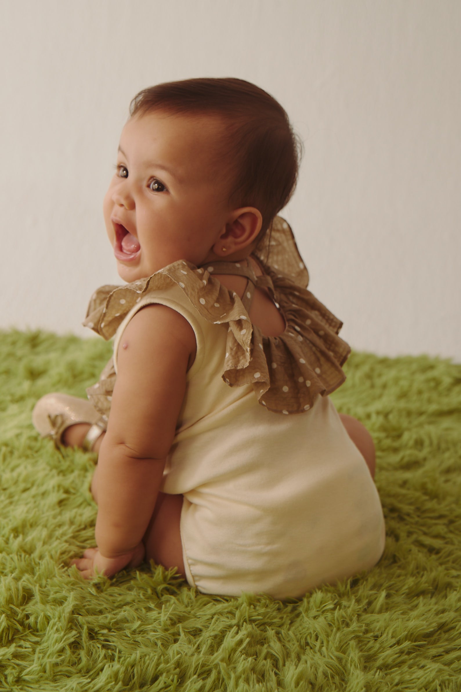 Main | Toddler Wave Series - Backless Lotus Leaf Bodysuit | Lotus Leaf Splicing | 100% Organic Cotton