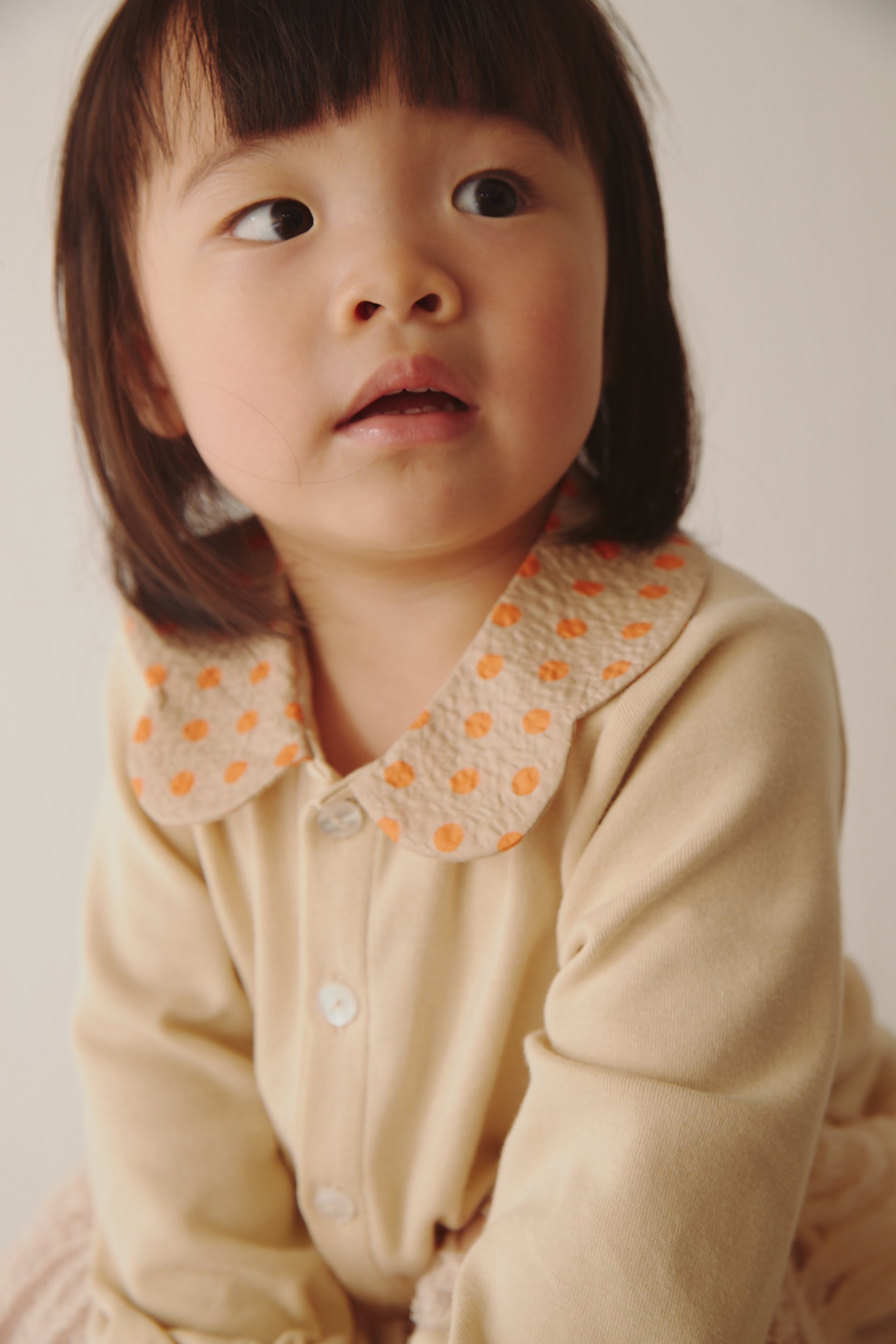 Main | 幼兒 經典蝴蝶領小外套 | 長袖格紋 抽皺 拼接 | 100% 有機棉