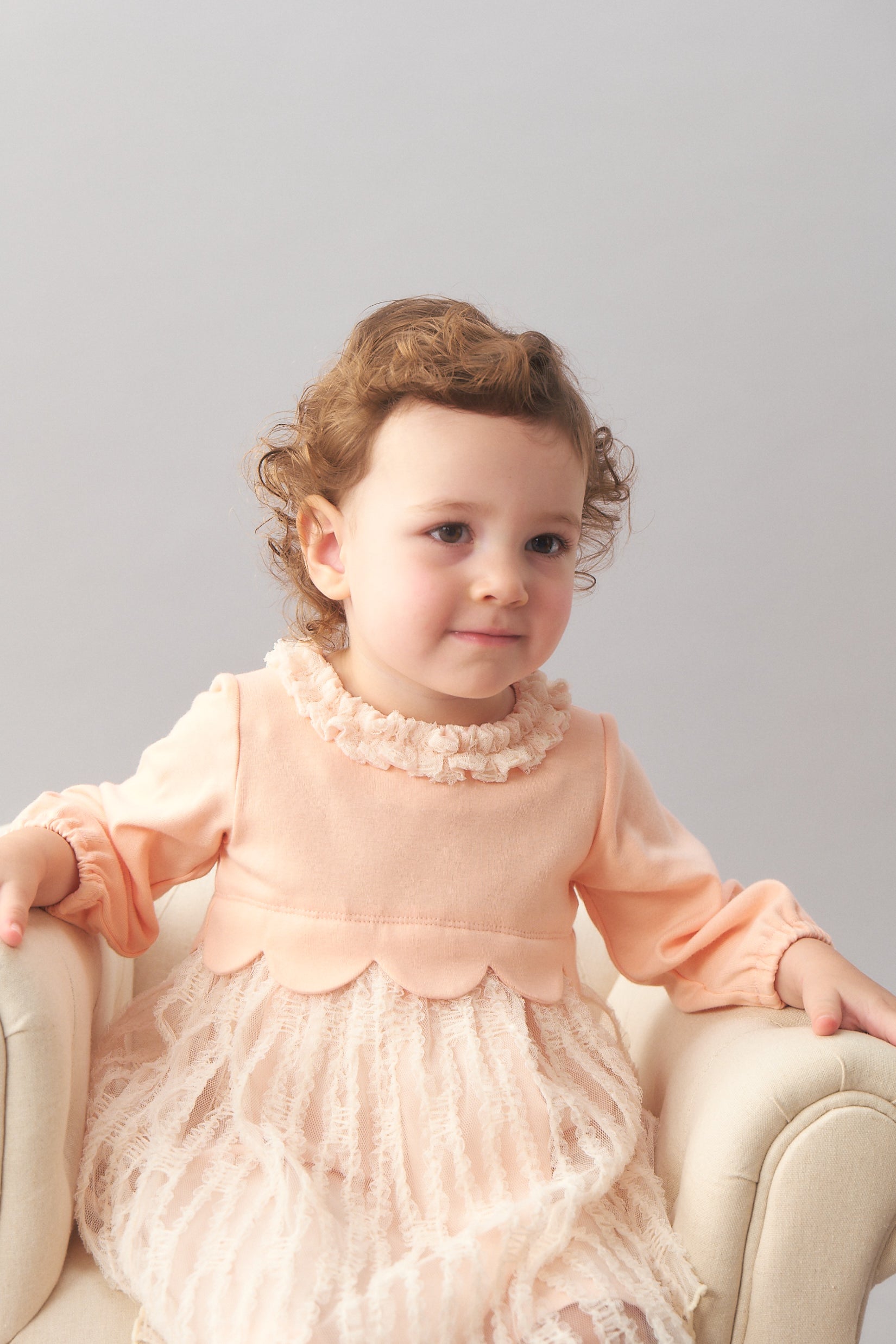 Main | Toddler Cloud Tulle Dress | Petals | 100% organic cotton