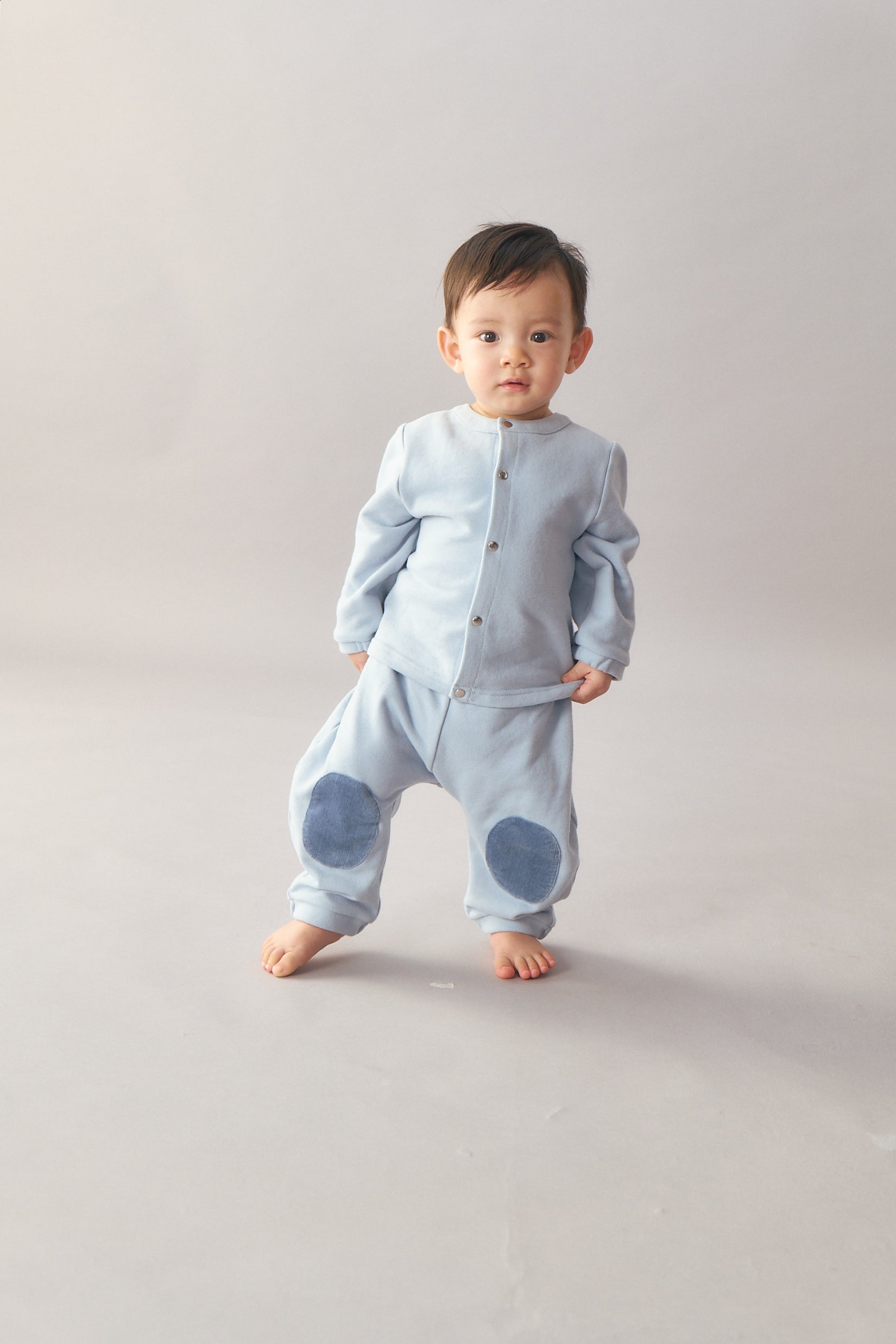 Main | Toddler Organic Cotton Denim Patchwork | Stitching | 100% Organic Cotton