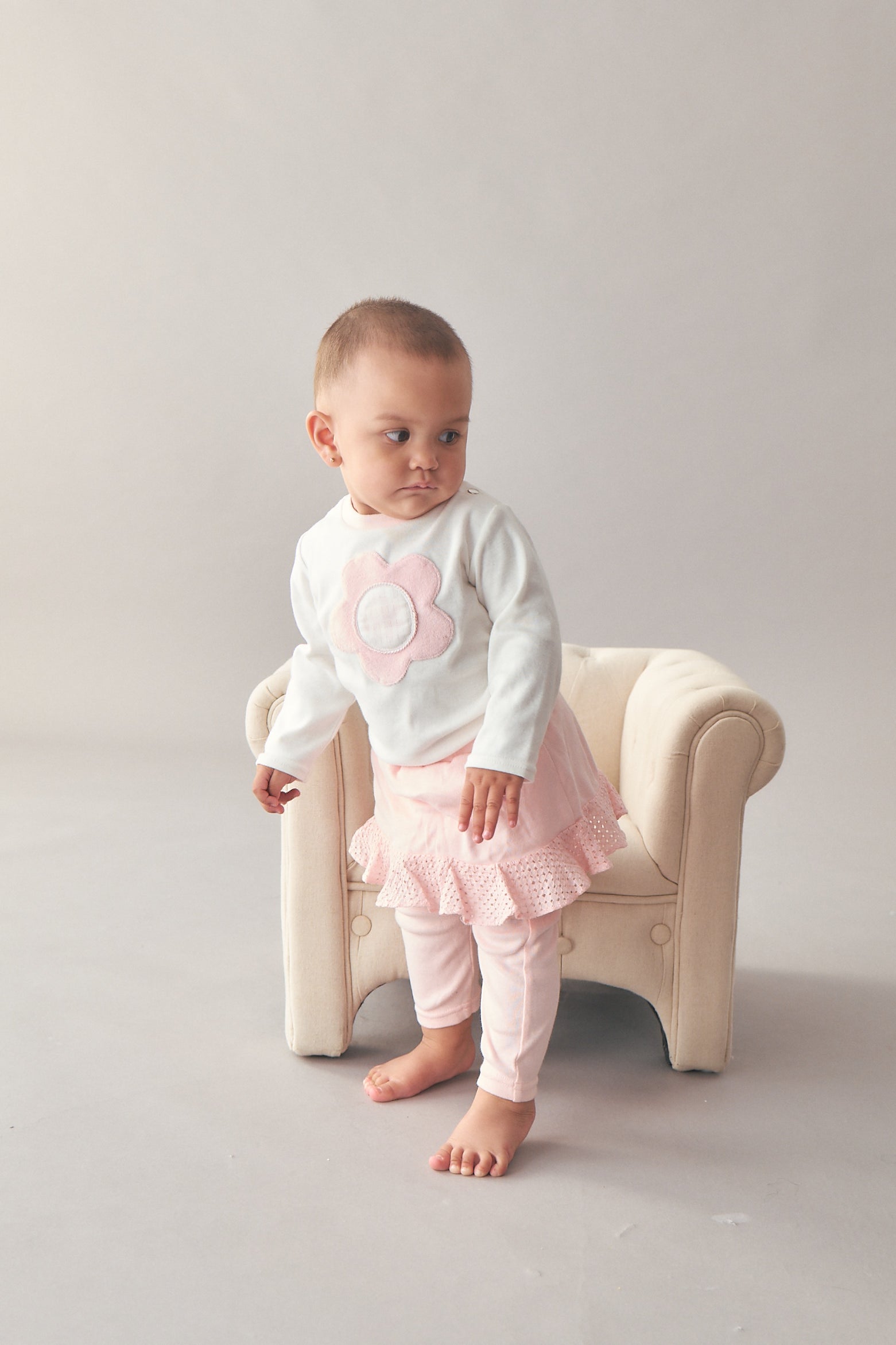 Main | Toddler 3D Floral Top | Flowers | 100% Organic Cotton