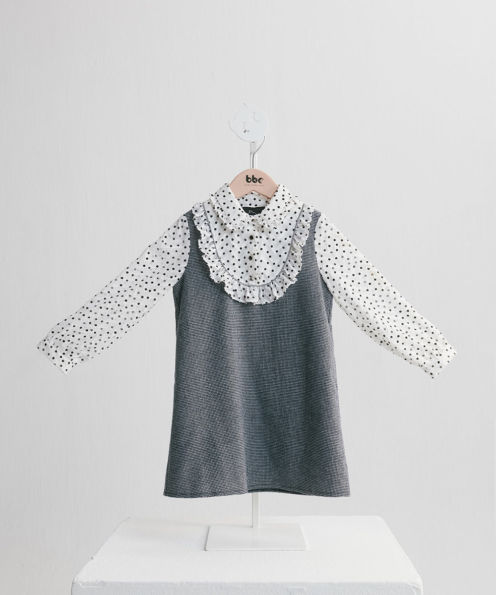 Luxury | Girls Pop Dot Elegant Dress | Dot