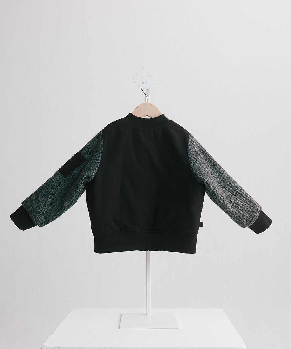 Luxury | 男童 MA-1飛行夾克 | 拼接