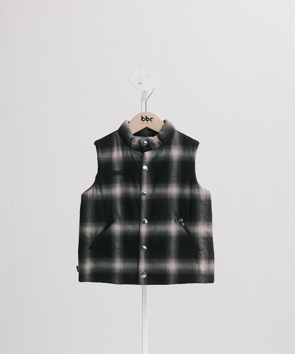 Main | Boys Adventure King Quilted Vest | Stitching | 100% organic cotton