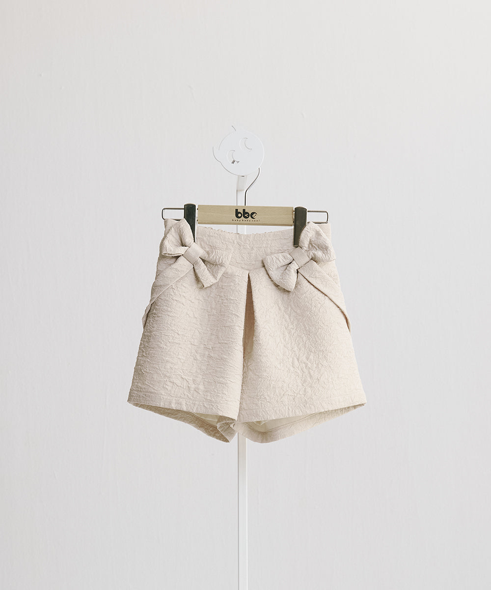 Luxury | Girls Sweetheart Double Bow Shorts | Bow