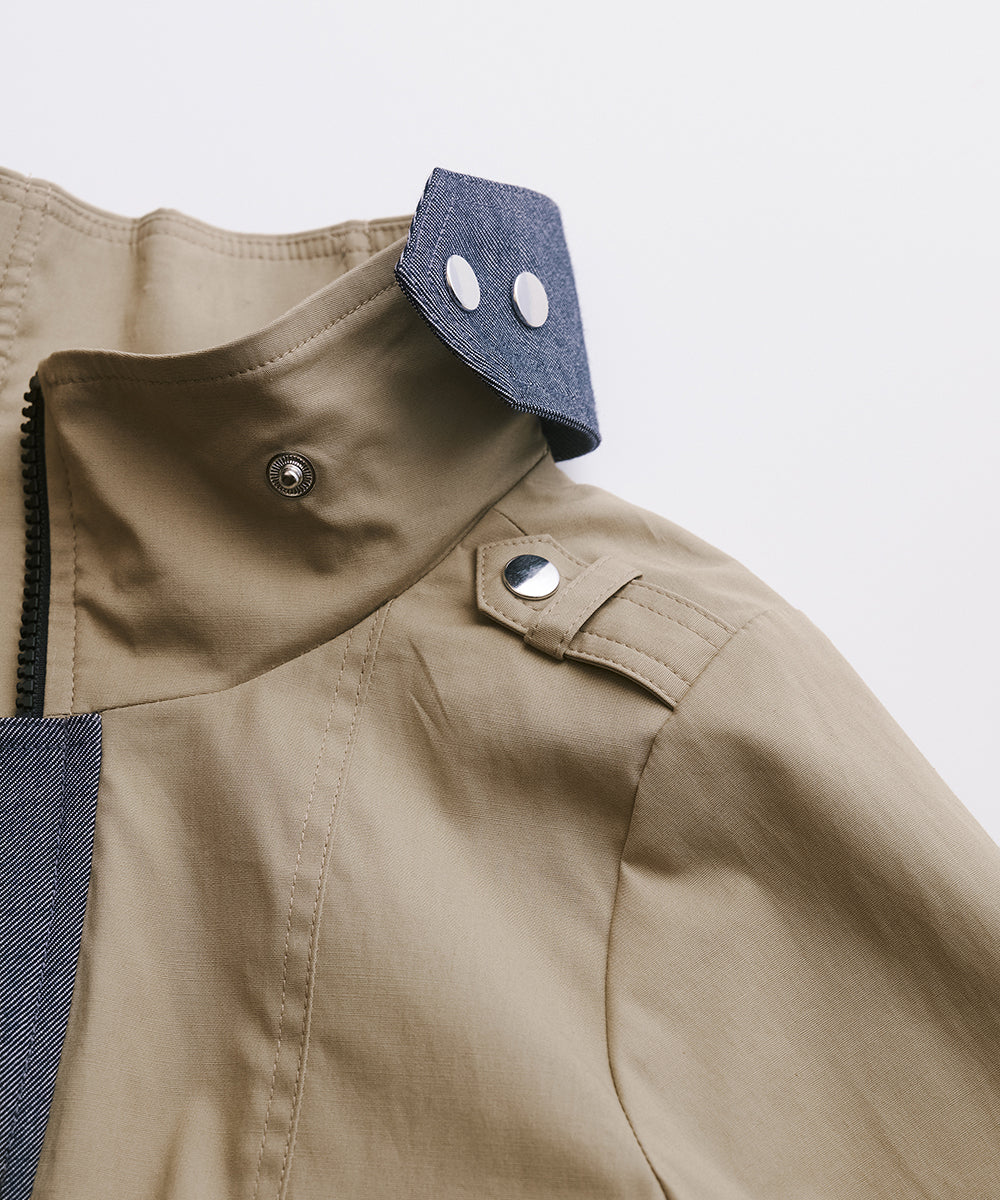 Luxury | 男童 摘星立領風衣外套 | 星星