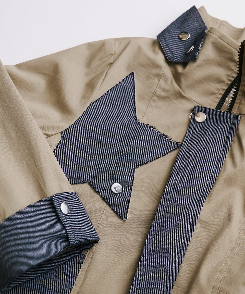 Luxury | 男童 摘星立領風衣外套 | 星星