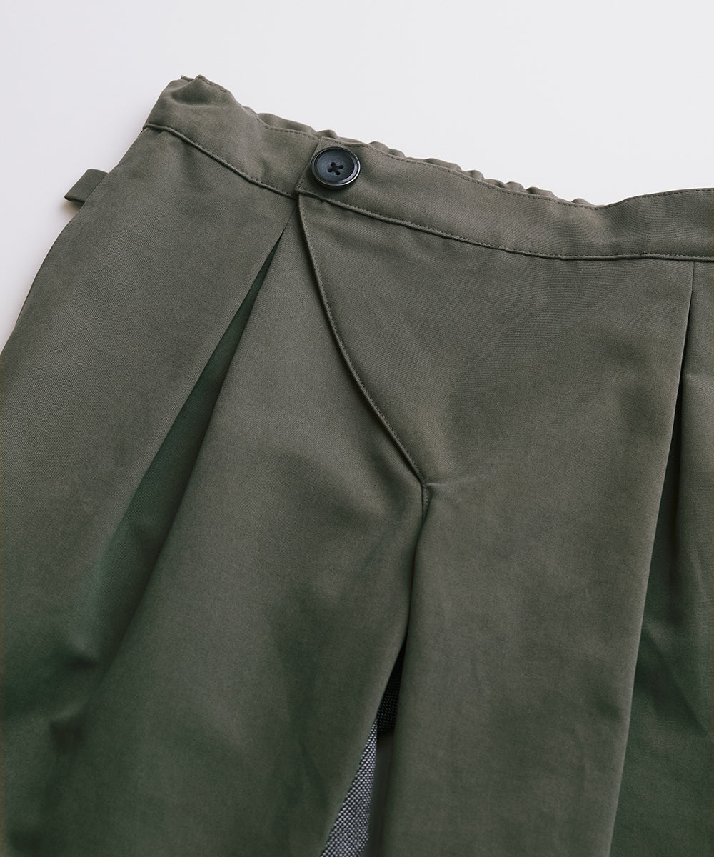 Luxury | 男童 皇家側邊釦西裝褲 | 拼接 條紋