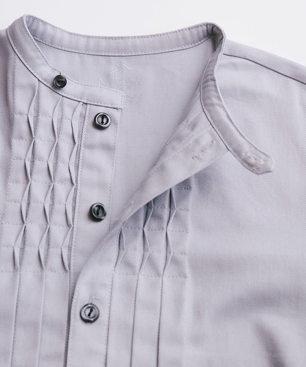 Luxury | 男童 oversize燈心絨接袖皇家襯衫 | 立體剪裁