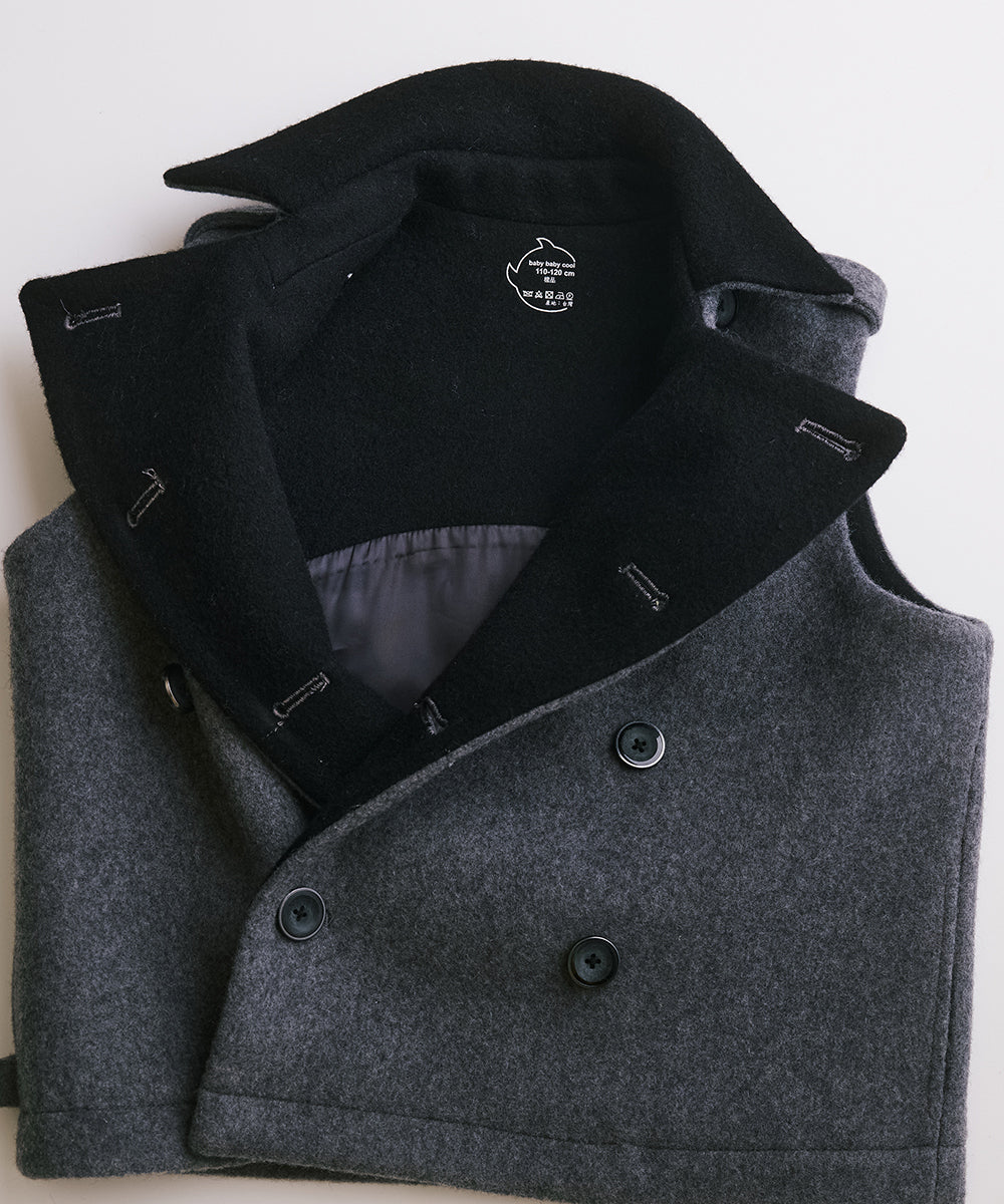 Luxury | 男童 皇家毛呢西裝背心 | 大翻領