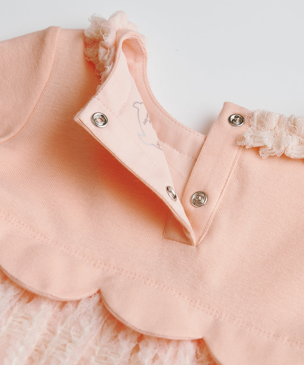 Main | Toddler Cloud Tulle Dress | Petals | 100% organic cotton