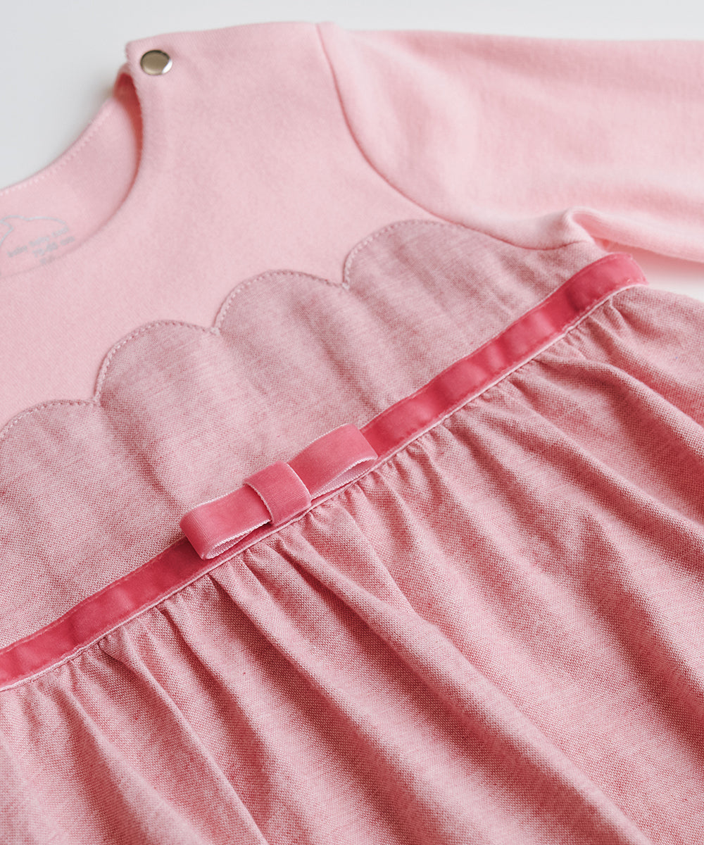 Main | Toddler Chanson Dress Bodysuit | Petals | 100% organic cotton