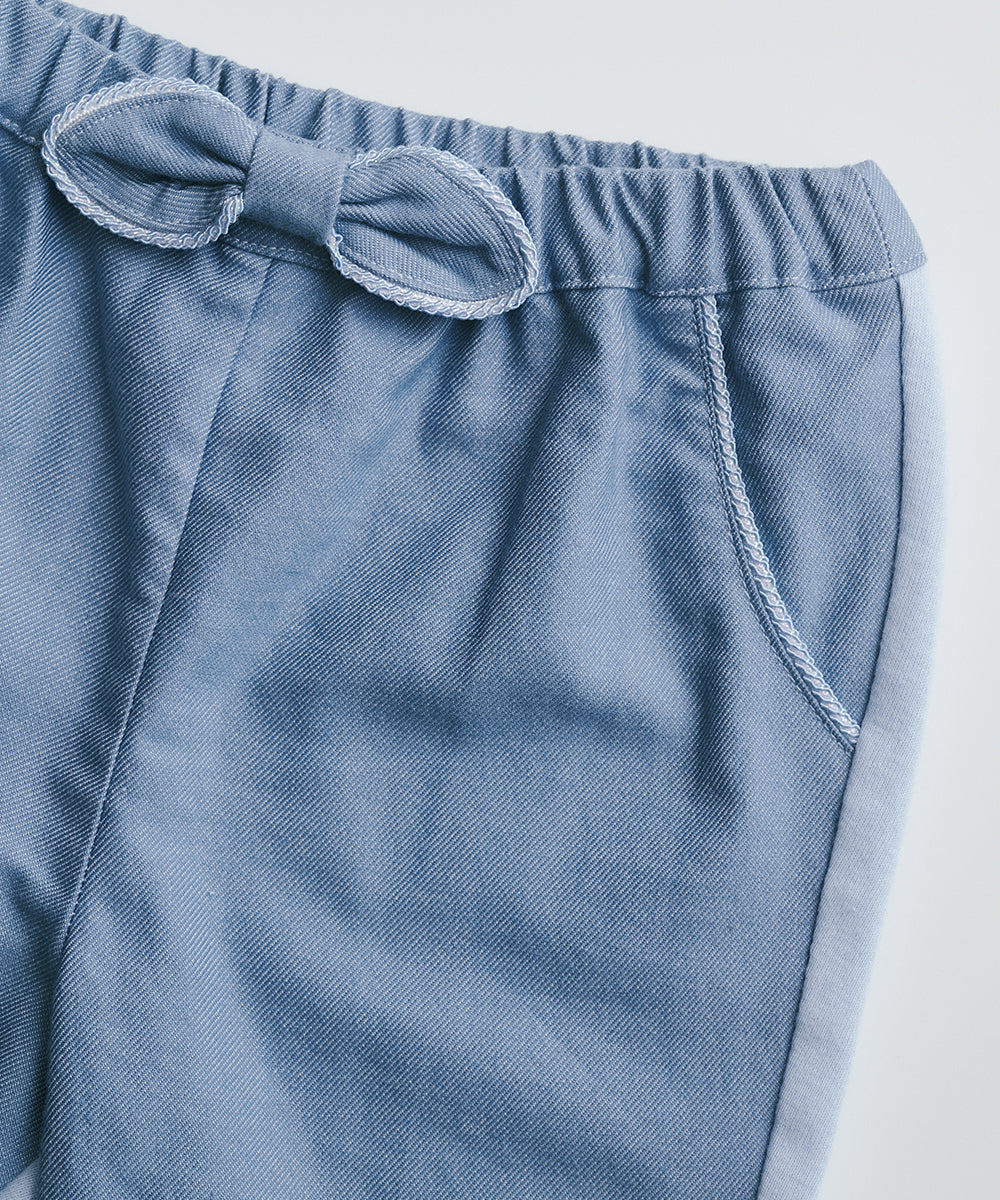 Main | Toddler Little Lady Bow Trousers | Bow | 100% organic cotton