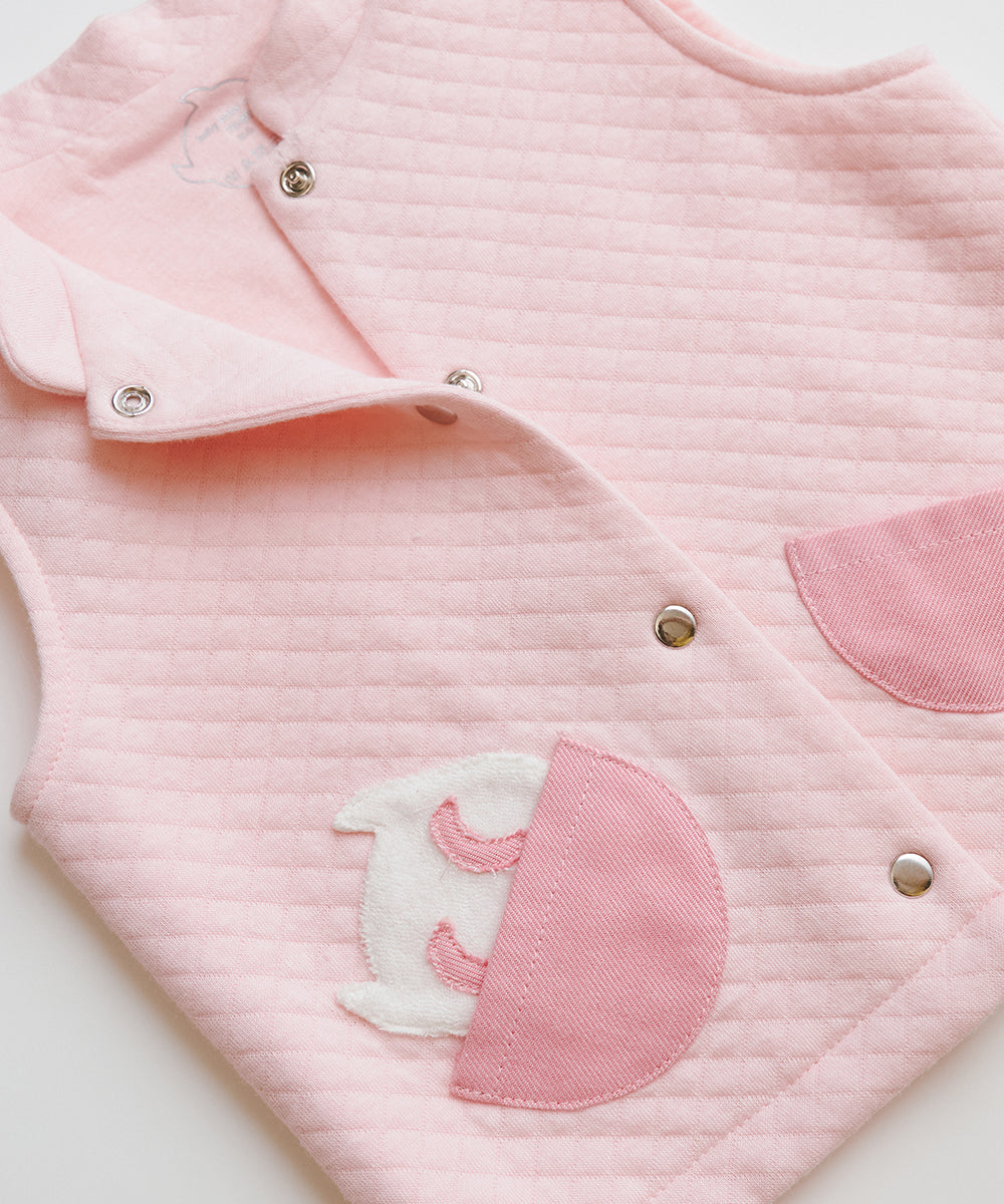 Main | Toddler Elf Vest with Stand-up Collar | Elf Logo | 100% Organic Cotton