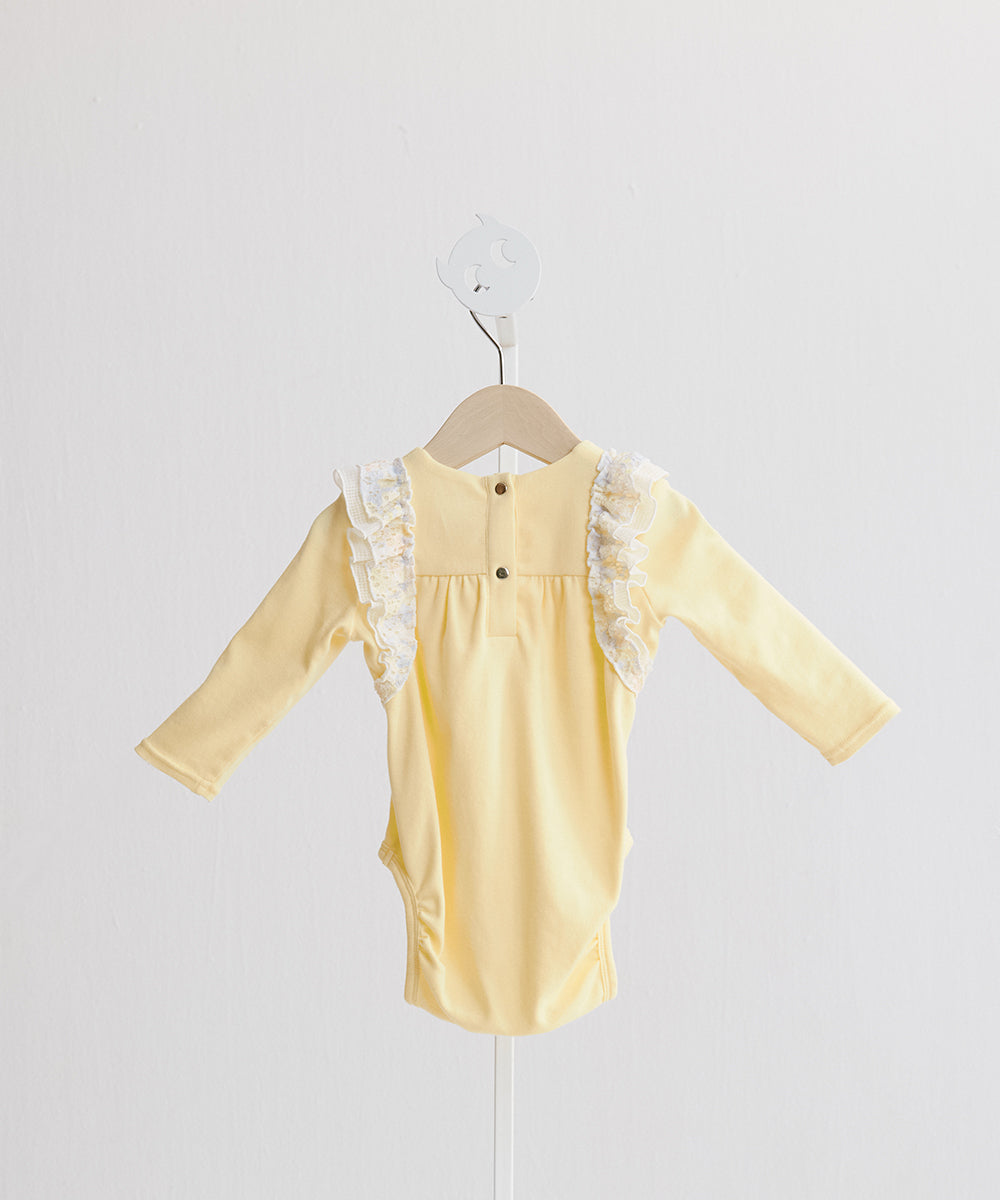 Main | Toddler neon wing lace bodysuit | Lotus leaf | 100% organic cotton