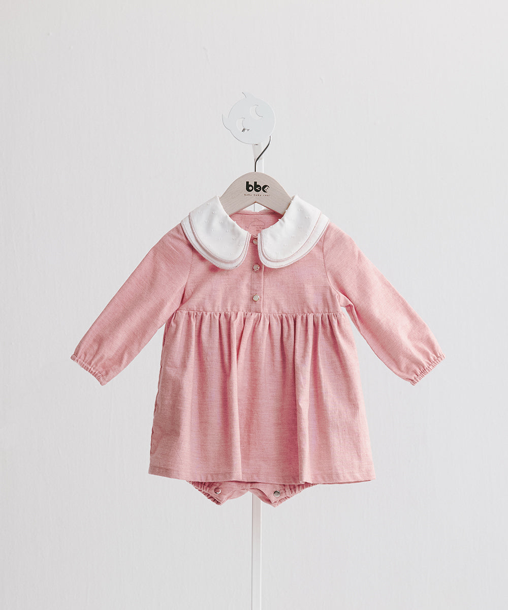 Main | Toddler Elegant Double Neck Dress Bodysuit | Double Neck | 100% Organic Cotton