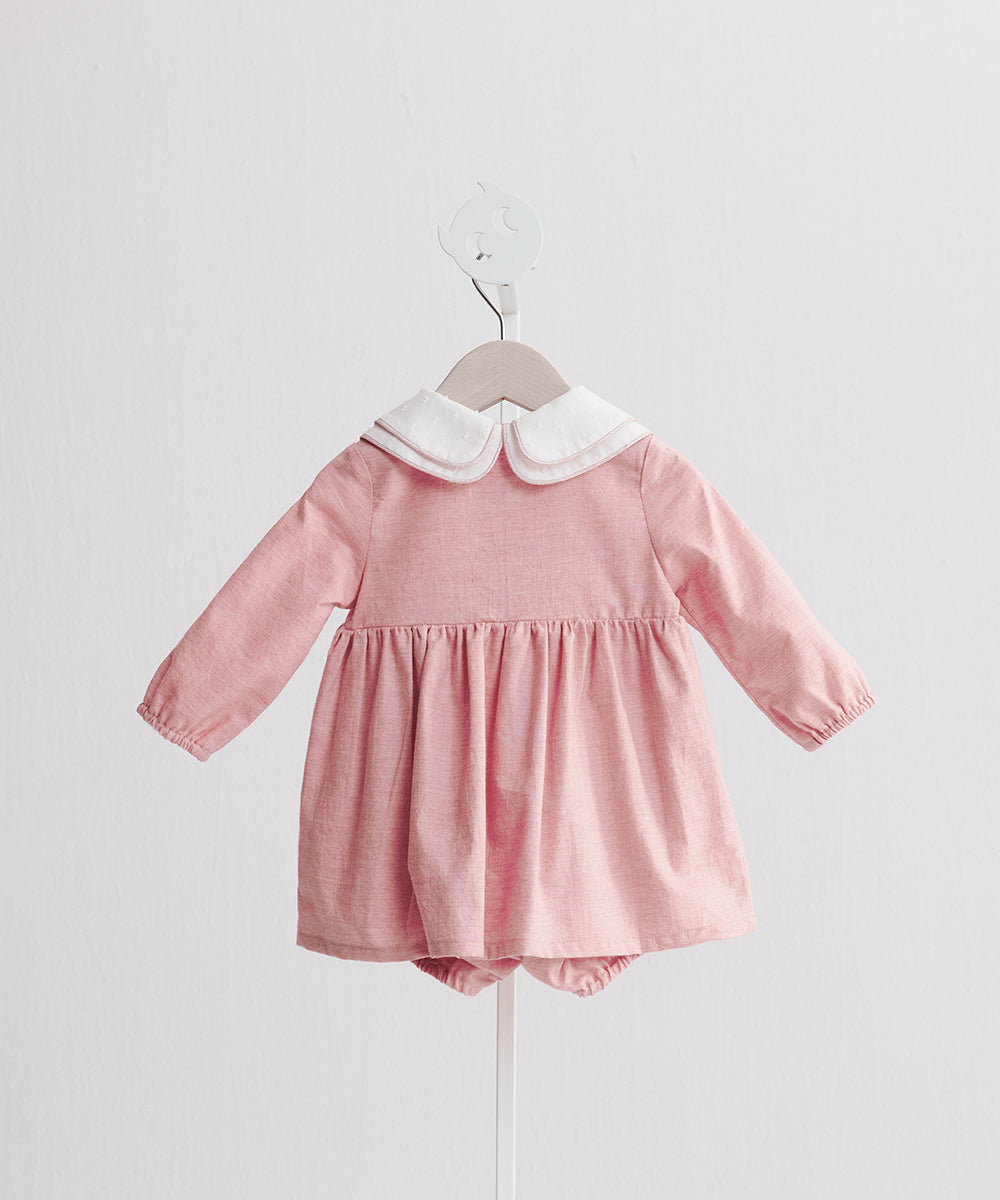 Main | Toddler Elegant Double Neck Dress Bodysuit | Double Neck | 100% Organic Cotton