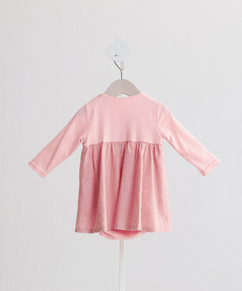 Main | Toddler Chanson Dress Bodysuit | Petals | 100% organic cotton