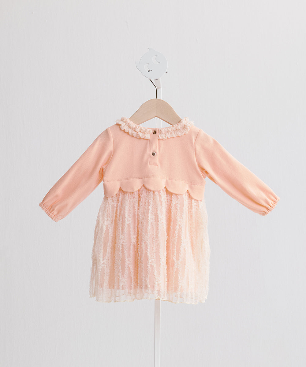 Main | Toddler Cloud Tulle Dress | Petals | 100% organic cotton