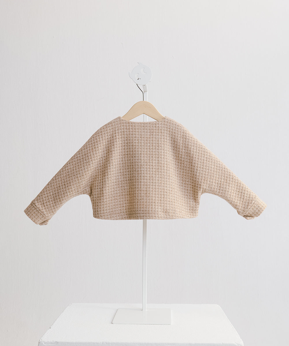 Luxury | 女童 花瓣造型兩穿羊毛防風大衣 | 可拆式