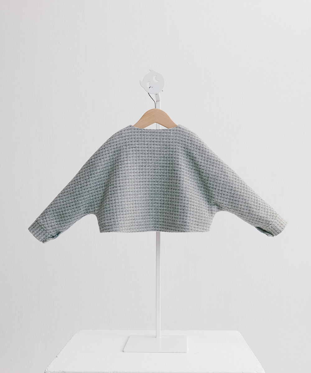 Luxury | 女童 花瓣造型兩穿羊毛防風大衣 | 可拆式