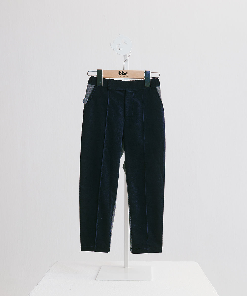 Luxury | 男童 皇家西裝褲 | 拼接