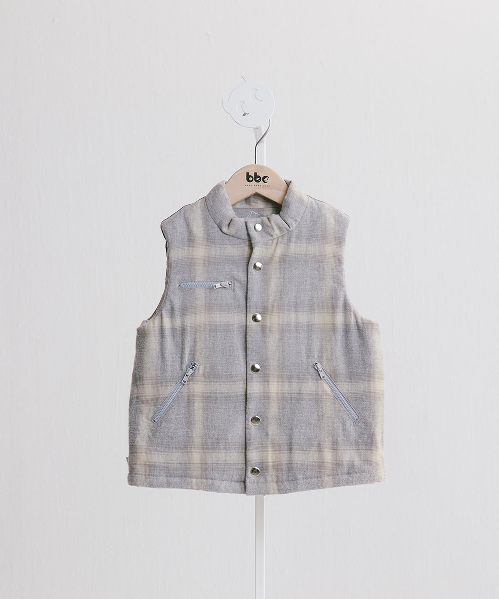Main | Boys Adventure King Quilted Vest | Stitching | 100% organic cotton