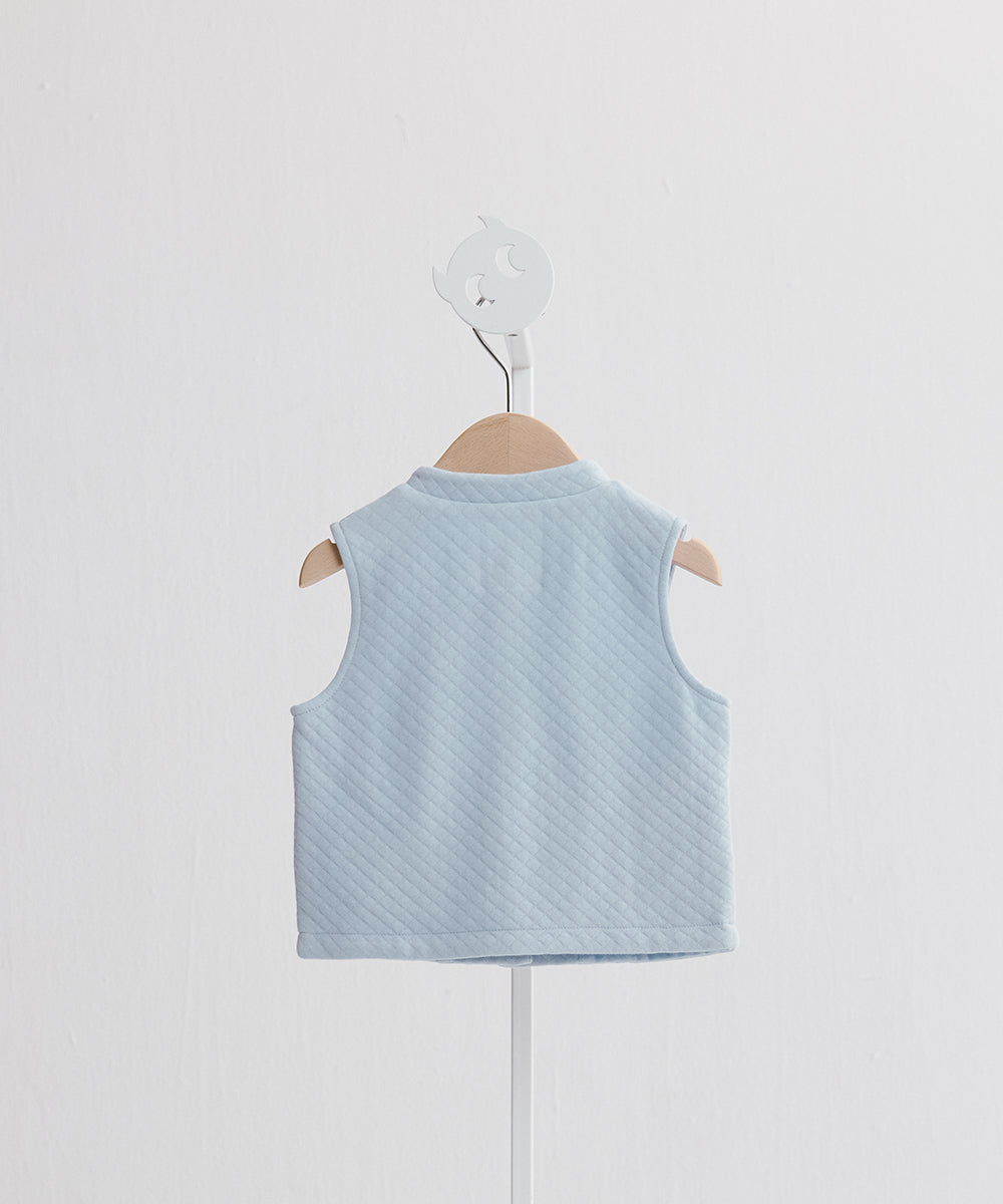 Main | Toddler Elf Vest with Stand-up Collar | Elf Logo | 100% Organic Cotton