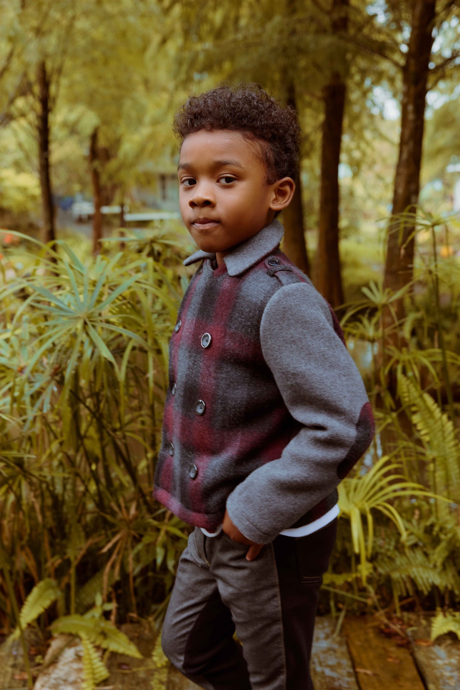 Luxury | 男童 冒險王騎士夾克 | 拼接