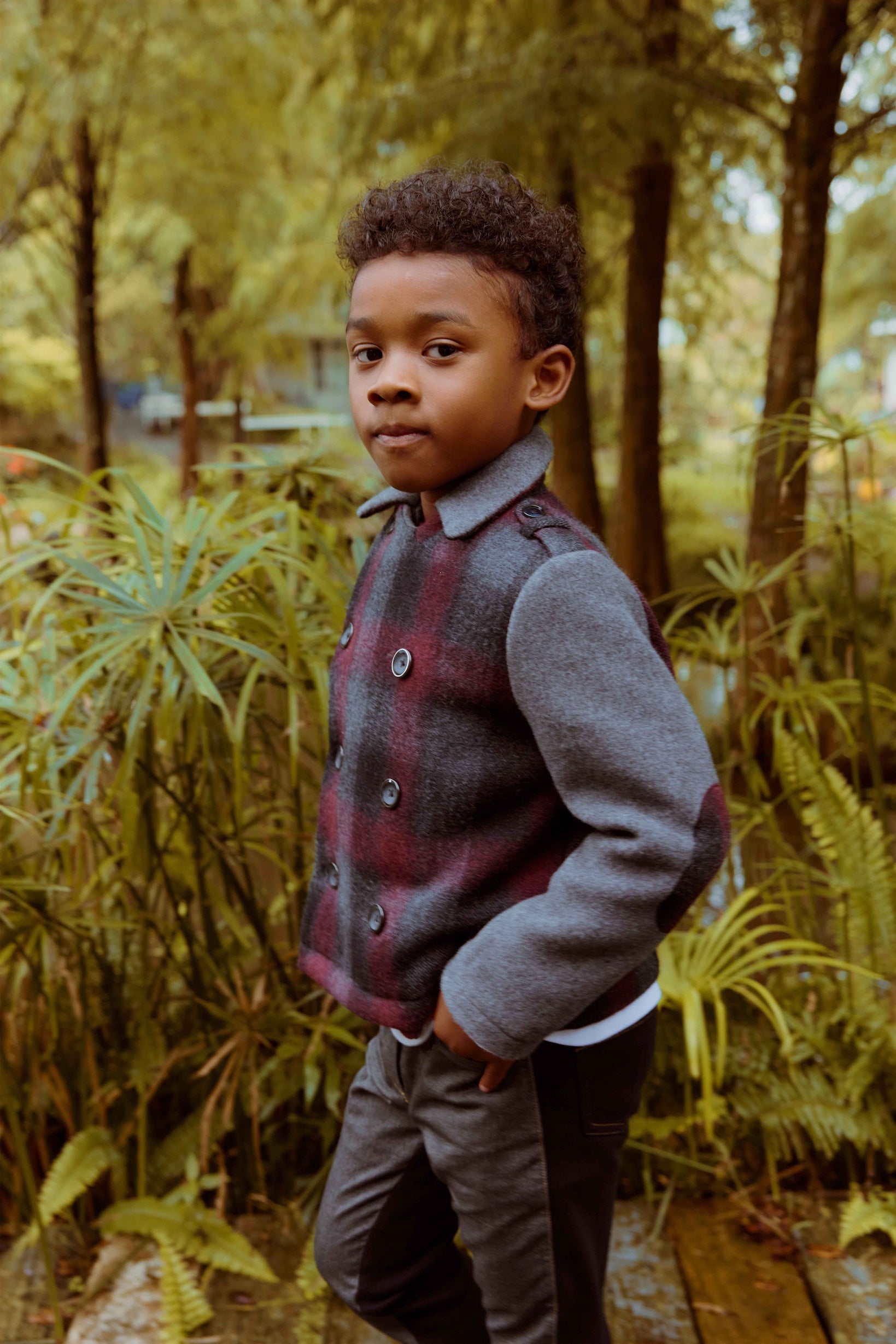 Luxury | 男童 冒險王騎士夾克 | 拼接