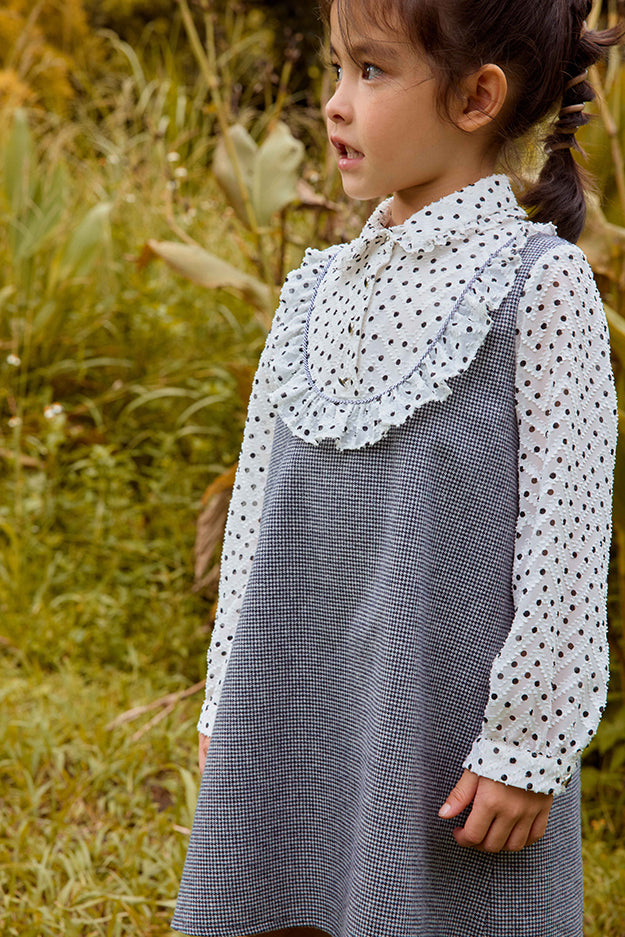 Luxury | Girls Pop Dot Elegant Dress | Dot