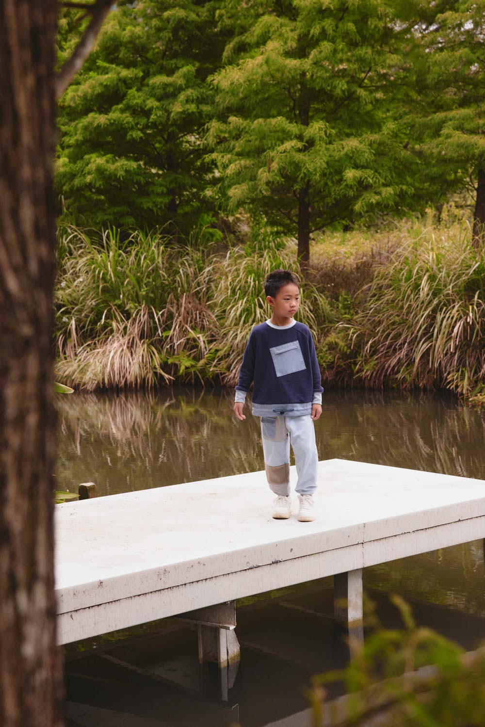 Main | Boys B612 Planet Quilted Sweatpants | Paneled | 100% Organic Cotton